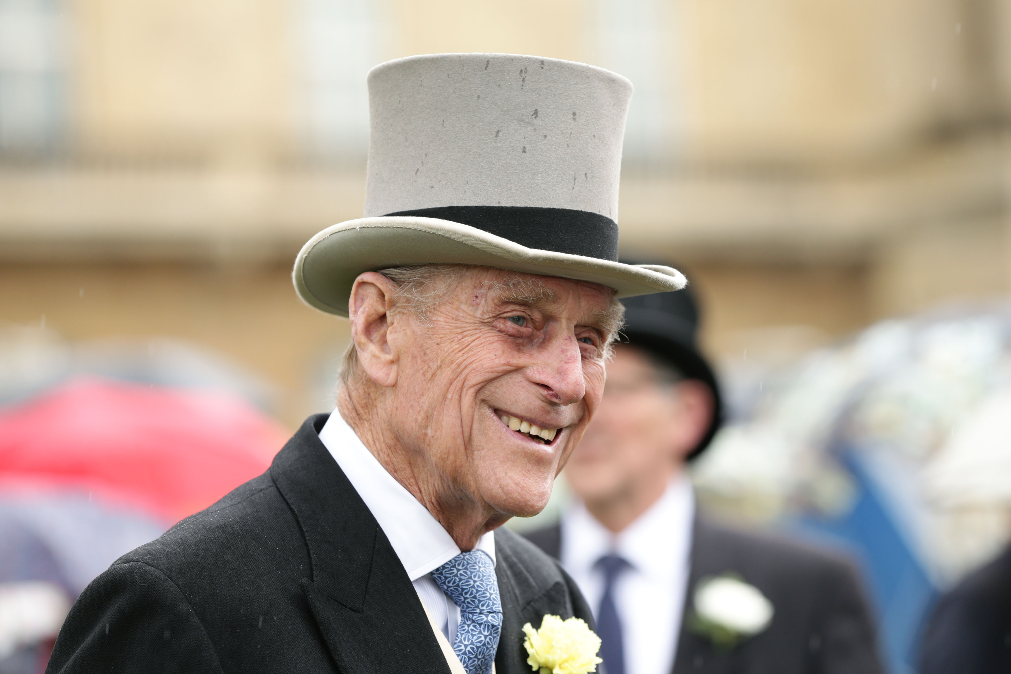 Prince Philip, Duke of Edinburgh meets guests during a garden party held at Buckingham Palace on June 3, 2013 in London, England. | Source: Getty Images