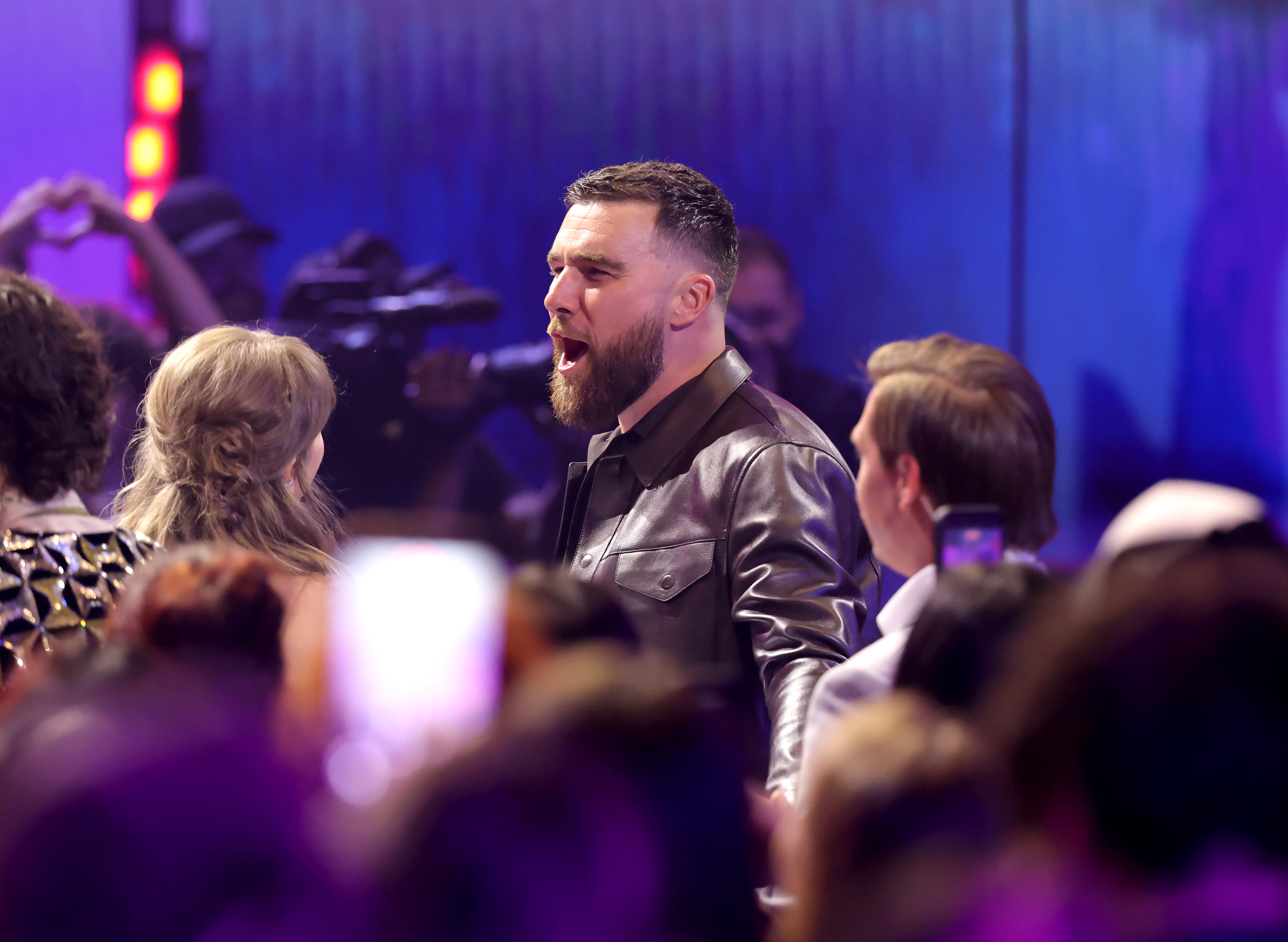 Taylor Swift and Travis Kelce attend the 2026 iHeartRadio Music Awards at Dolby Theatre on March 26, 2026 in Los Angeles, California. | Source: Getty Images