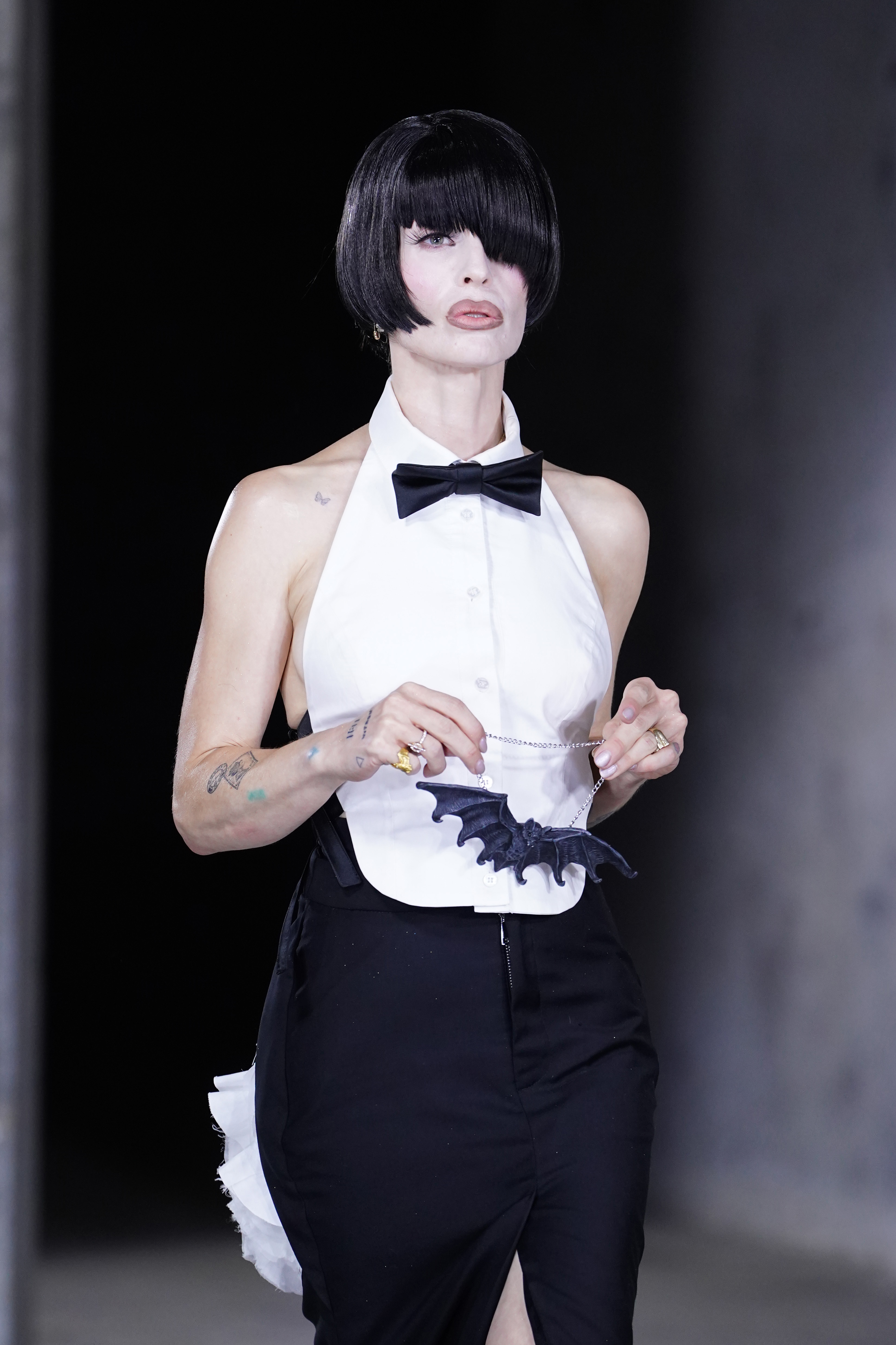 Kelly Osbourne walks the runway at the Natasha Zinko show during London Fashion Week 2026 at Collins Music Hall on September 18 in London, England. | Source: Getty Images