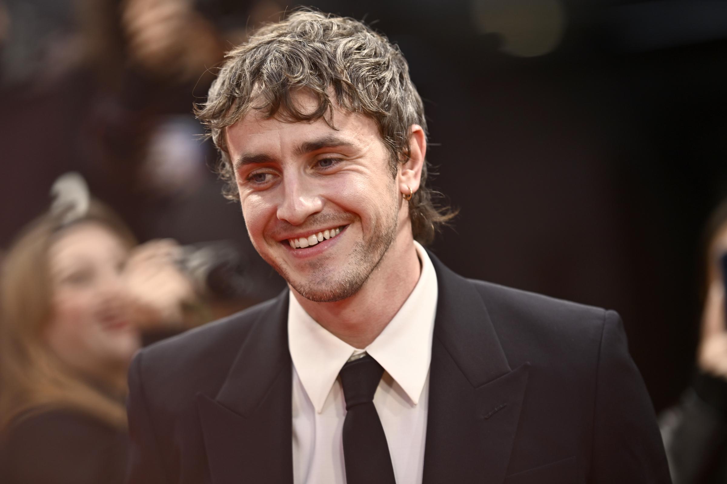 Paul Mescal at the "The History of Sound" Headline Gala at the 69th BFI London Film Festival on October 18, 2025 in London, England | Source: Getty Images