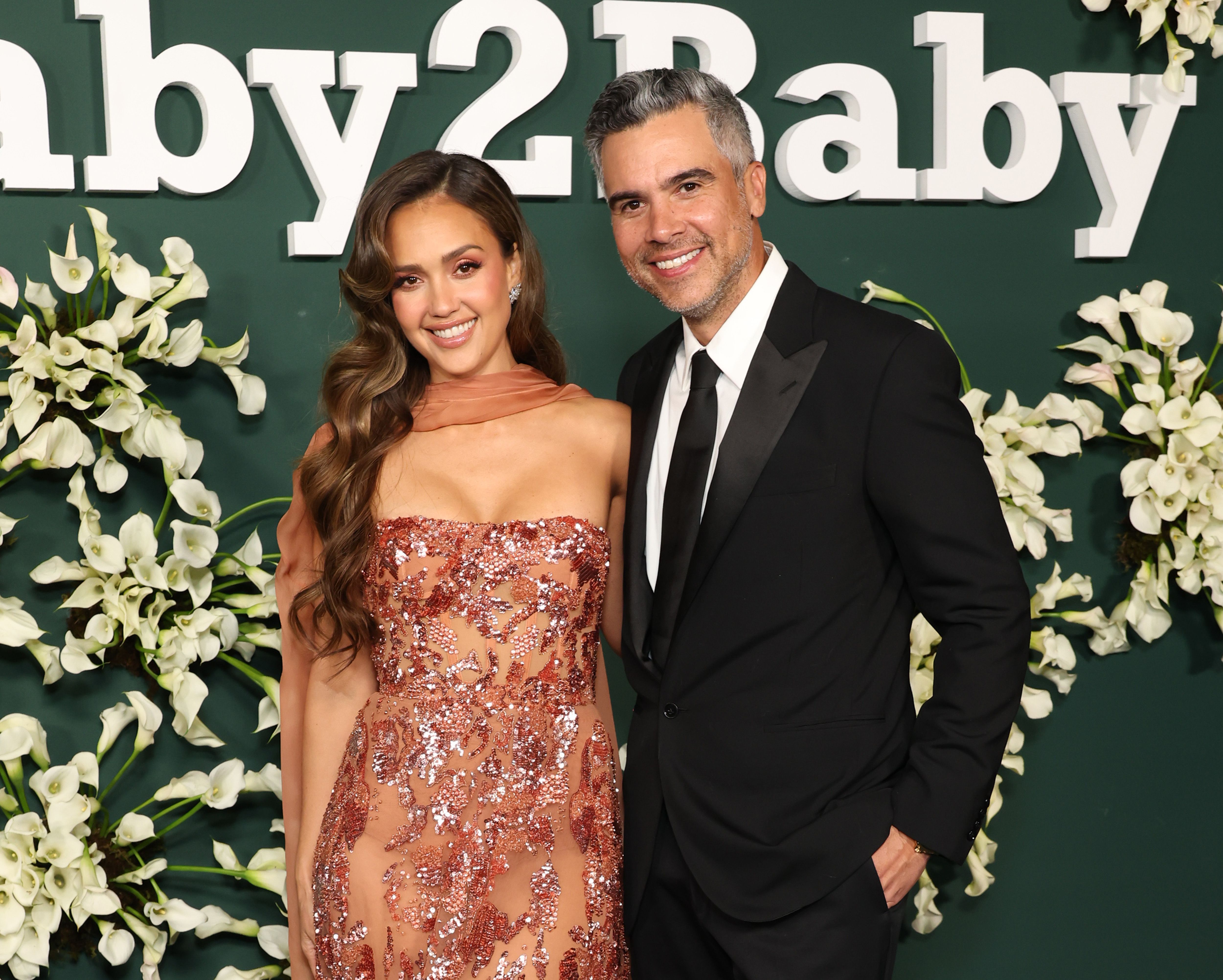 Jessica Alba and Cash Warren attend the 2024 Baby2Baby Gala at Pacific Design Center on November 9, 2024, in West Hollywood, California. | Source: Getty Images