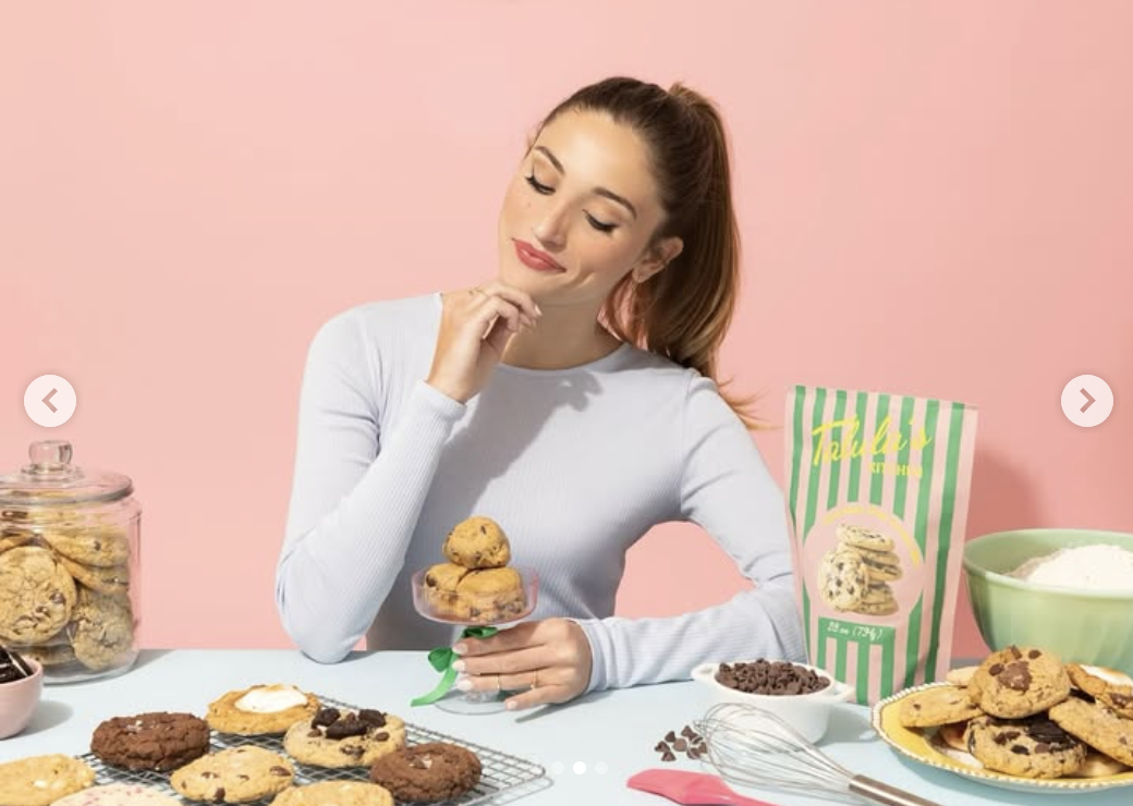 Talula Fyfe Dempsey in a promotional photo for Talula's Kitchen | Source: instagram/taluladempsey