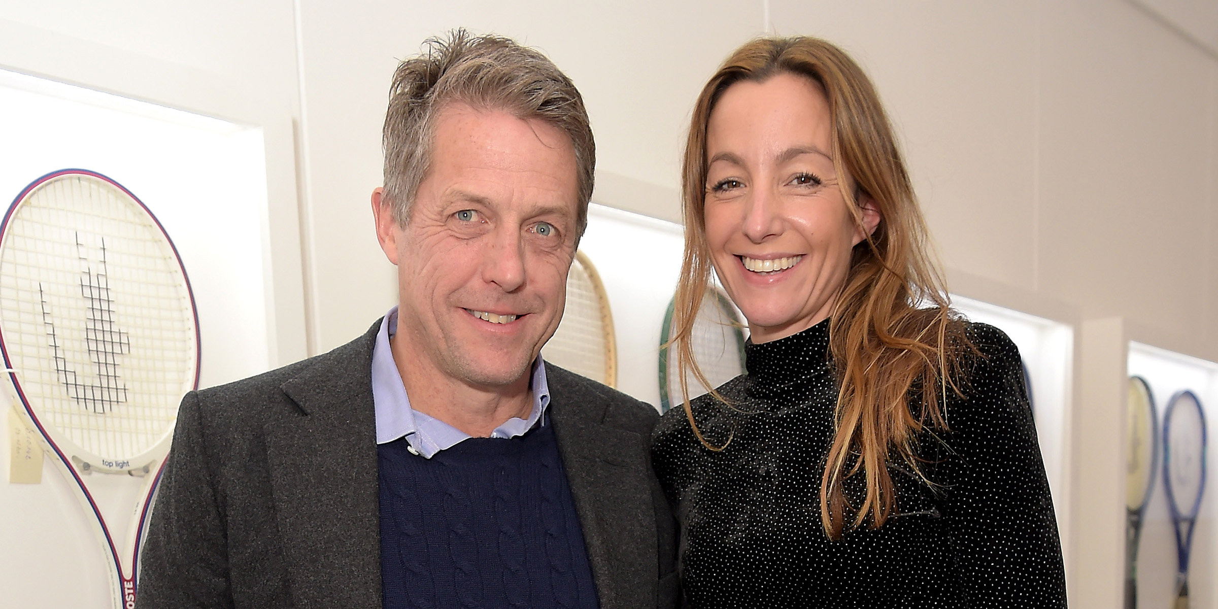 Hugh Grant and Anna Eberstein | Source: Getty Images