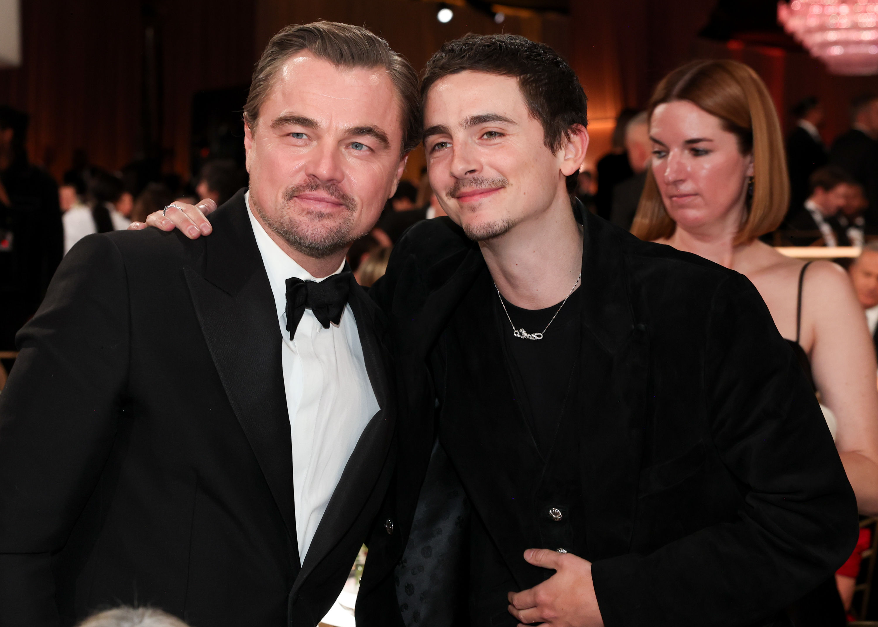 Leonardo DiCaprio and Timothée Chalamet at the 83rd Annual Golden Globes held at The Beverly Hilton on January 11, 2026 in Beverly Hills, California. | Source: Getty Images