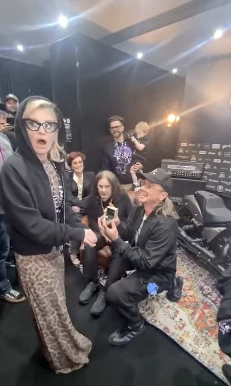 Kelly Osbourne visibly stunned by Sid Wilson's proposal on July 5, 2025 | Source: Instagram/kellyosbourne