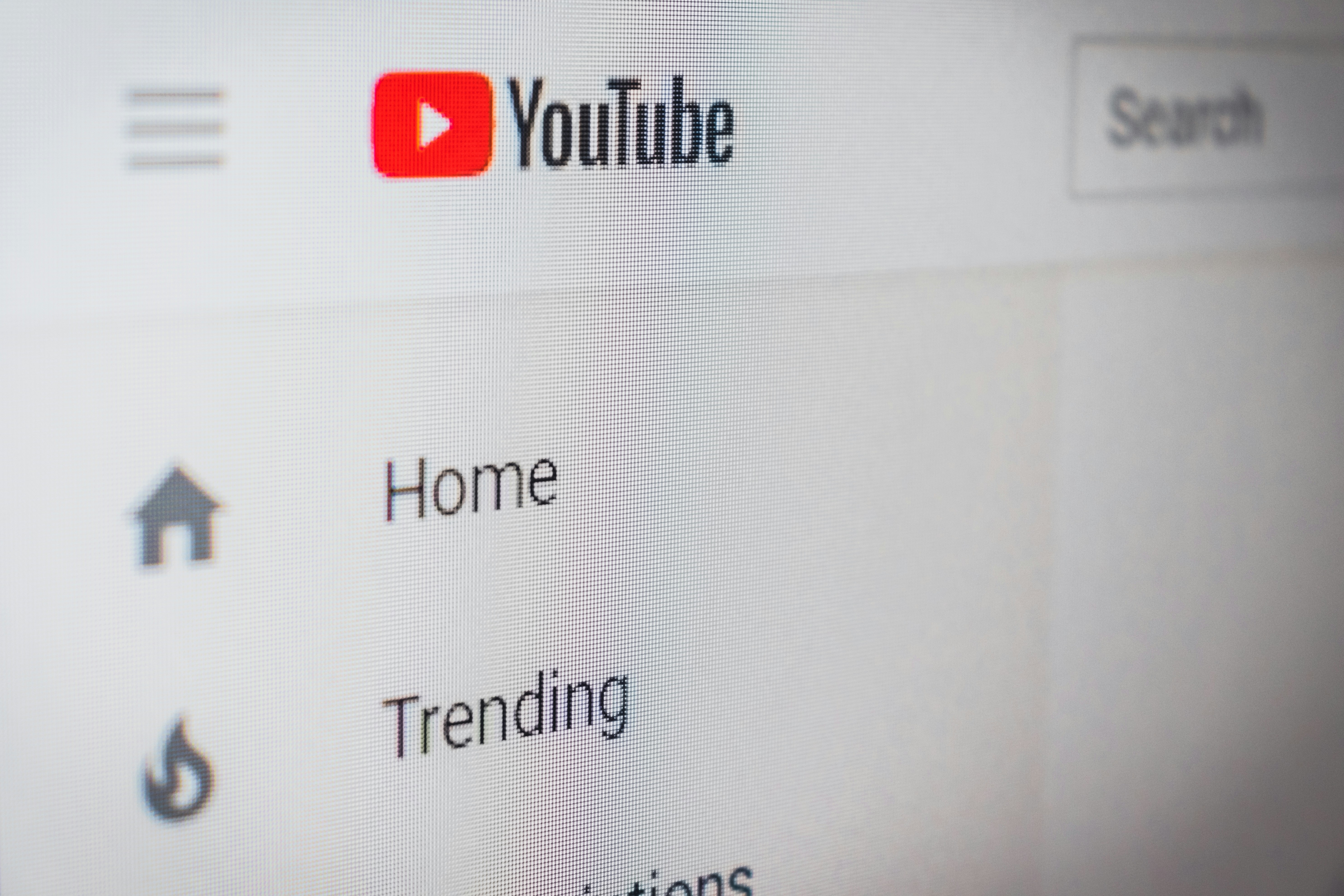 A laptop screen showing YouTube | Source: Unsplash