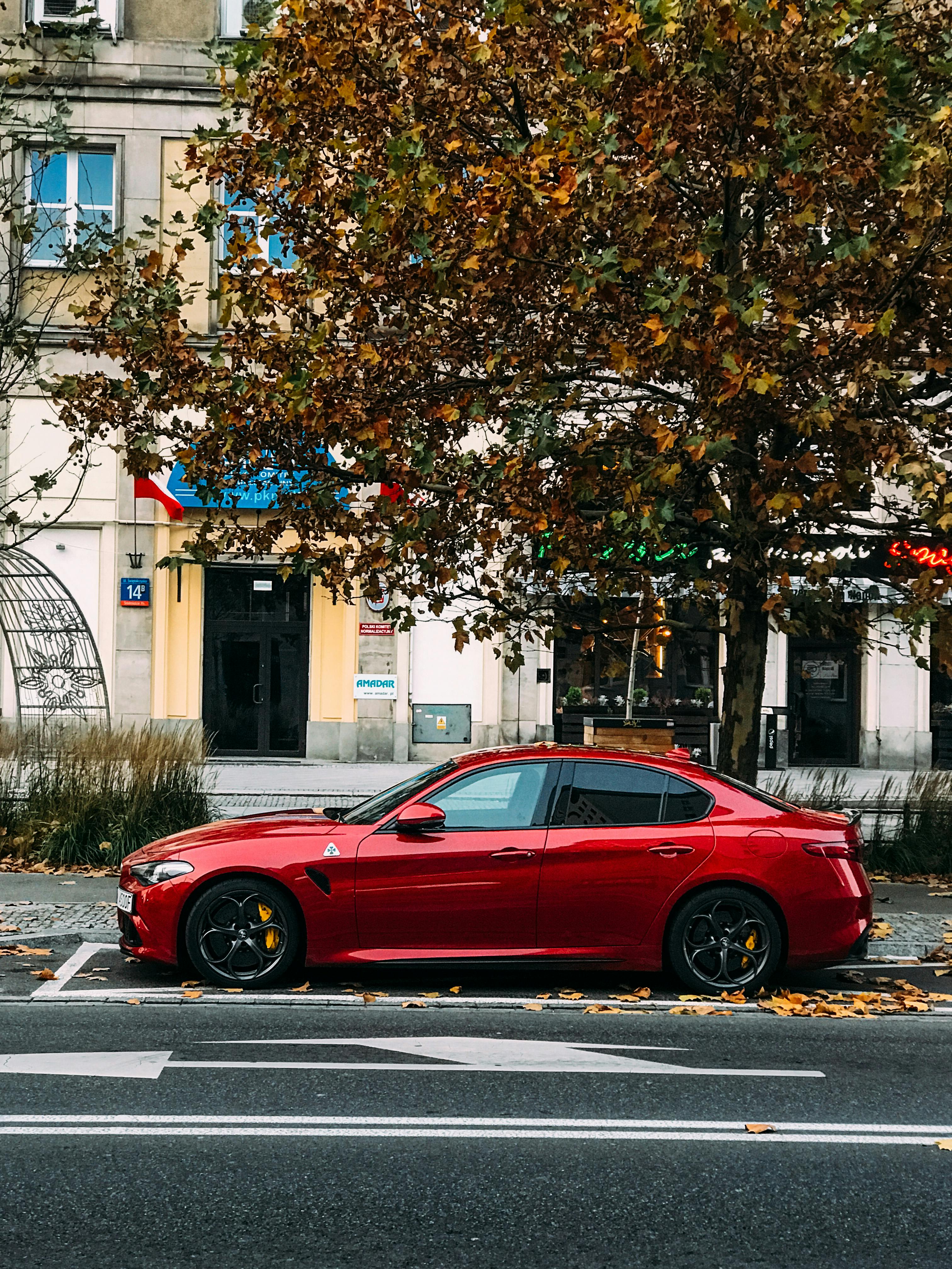 A car parked on the side of the road | Source: Pexels
