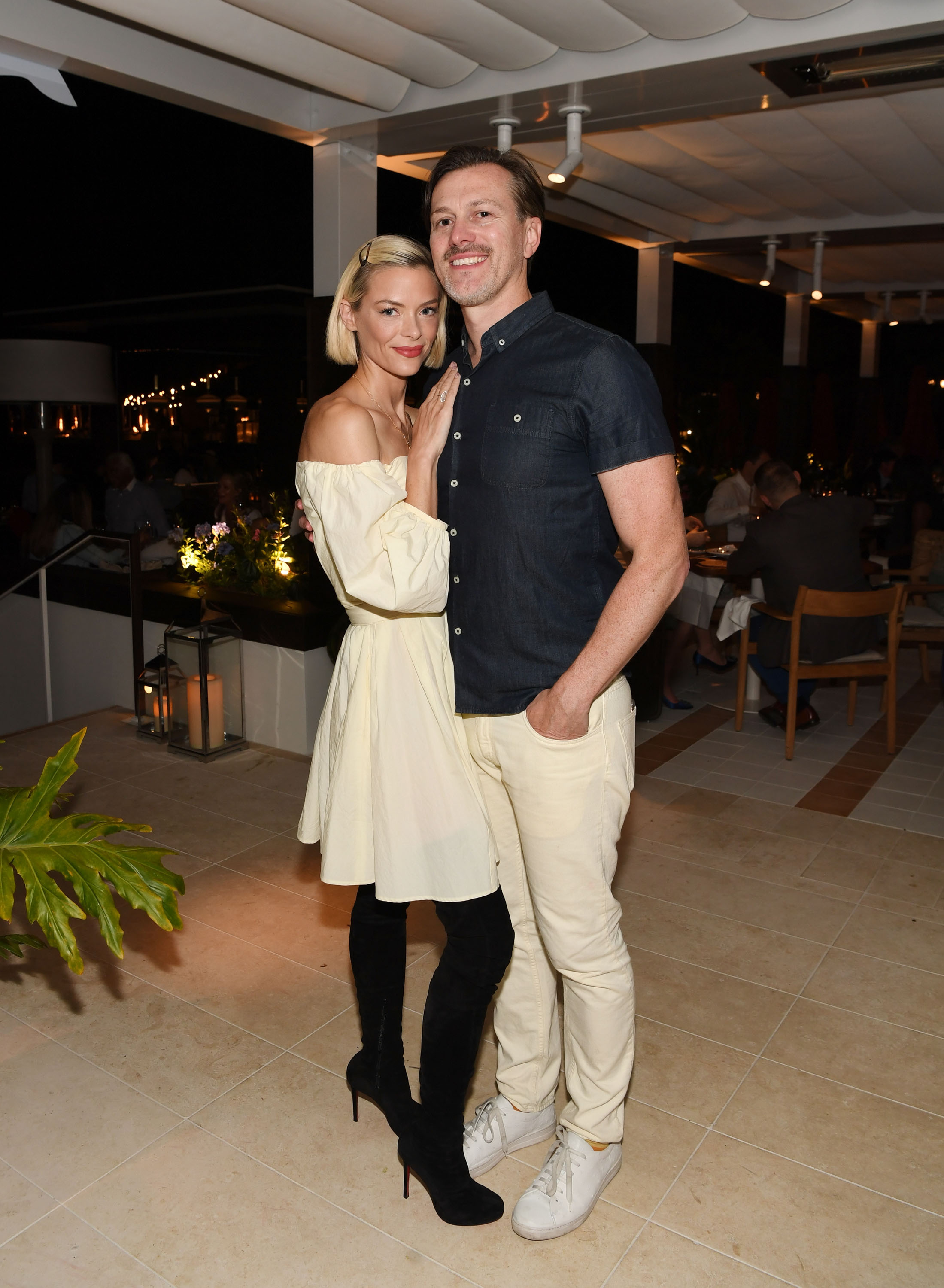 Jaime King and Kyle Newman attend the opening weekend of Serea restaurant at Hotel Del Coronado on June 29, 2019, in Coronado, California. | Source: Getty Images