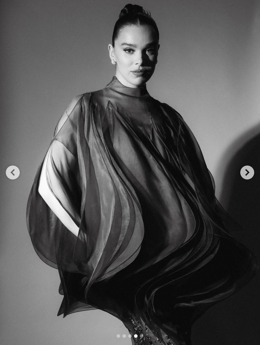 Hailee Steinfeld featuring her dress at the Governor's Awards from a post in November 2025 | Source: instagram/haileesteinfeld