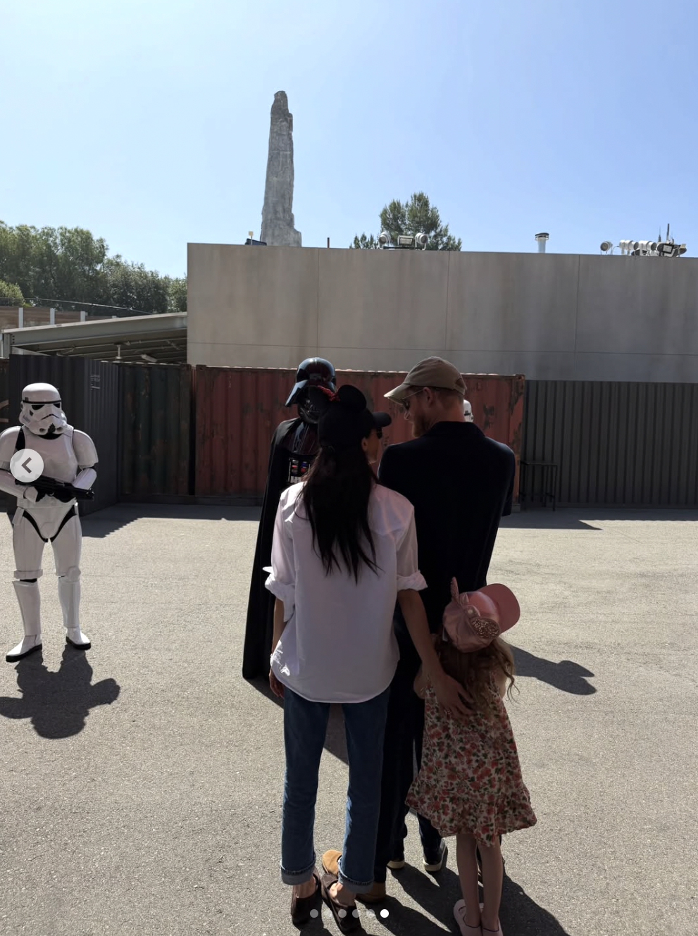 Meghan Markle, Prince Harry, Prince Archie and Princess Lilibet meet "Star Wars" characters at Disneyland Anaheim, posted on May 11, 2026. | Source: Instagram/meghan