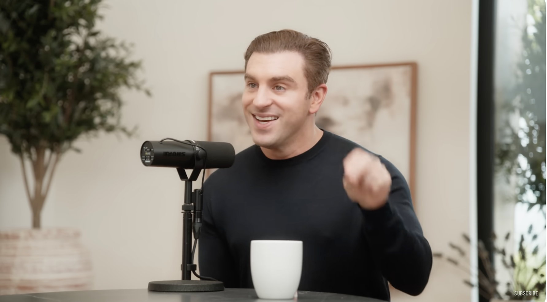 Brian Chesky attends the "IMO" podcast with Michelle Obama and Craig Robinson, released May 21, 2025 | Source: YouTube/Michelle Obama
