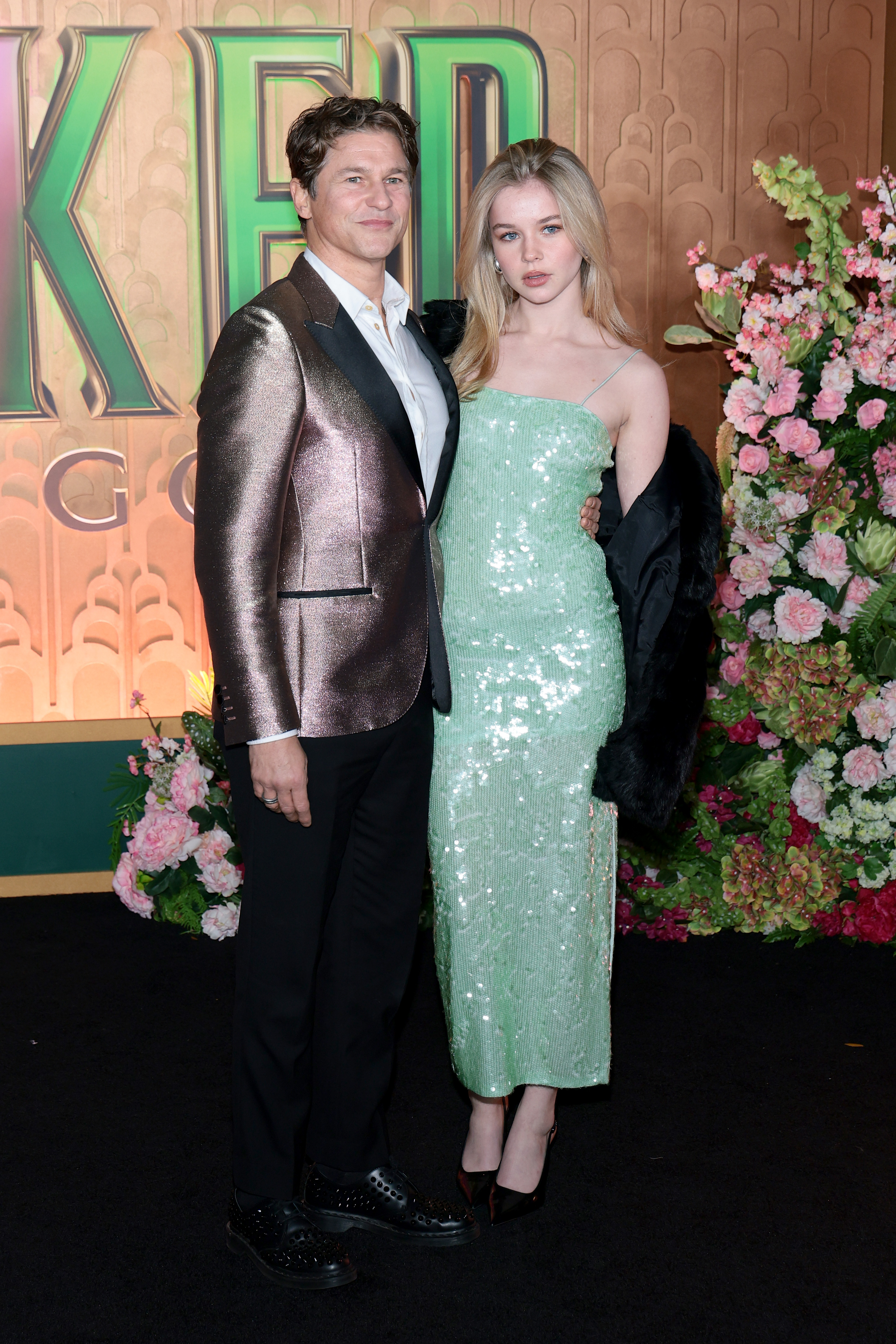 David Burtka and Harper Burtka-Harris at the "Wicked: For Good" New York Premiere held at Lincoln Center for the Performing Arts on November 17, 2025 in New York City | Source: Getty Images