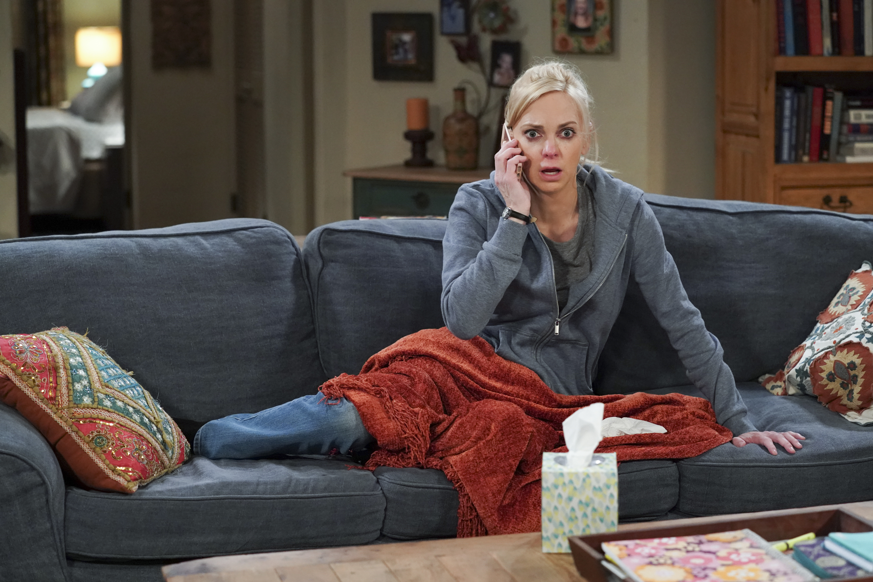 Anna Faris as Christy Plunkett on "Mom" (2020) | Source: Getty Images