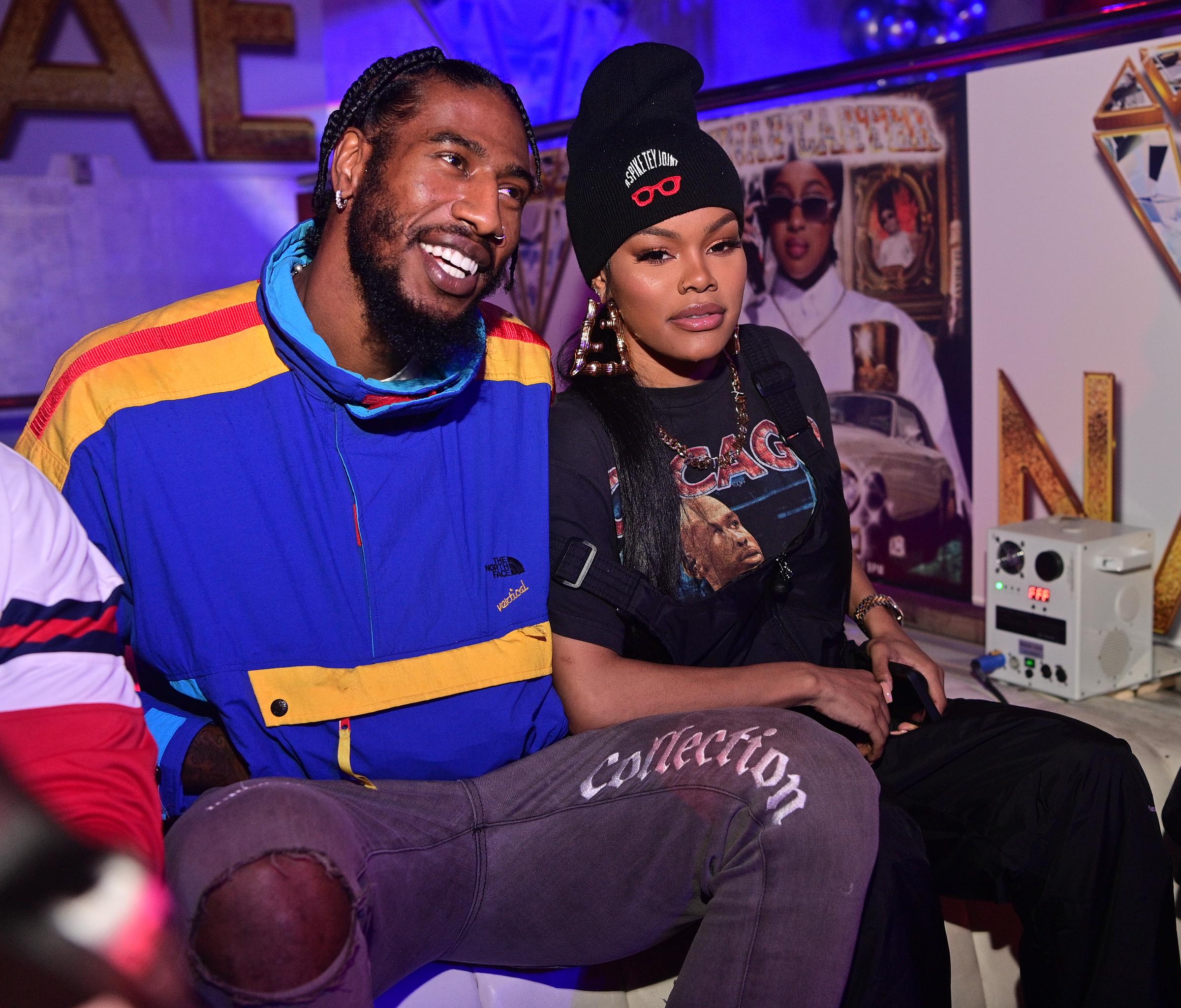 Iman Shumpert and Teyana Taylor attend Reginae Carter's 22nd Hot Girl Birthday at Republic Lounge on November 29, 2020, in Atlanta, Georgia. | Source: Getty Images