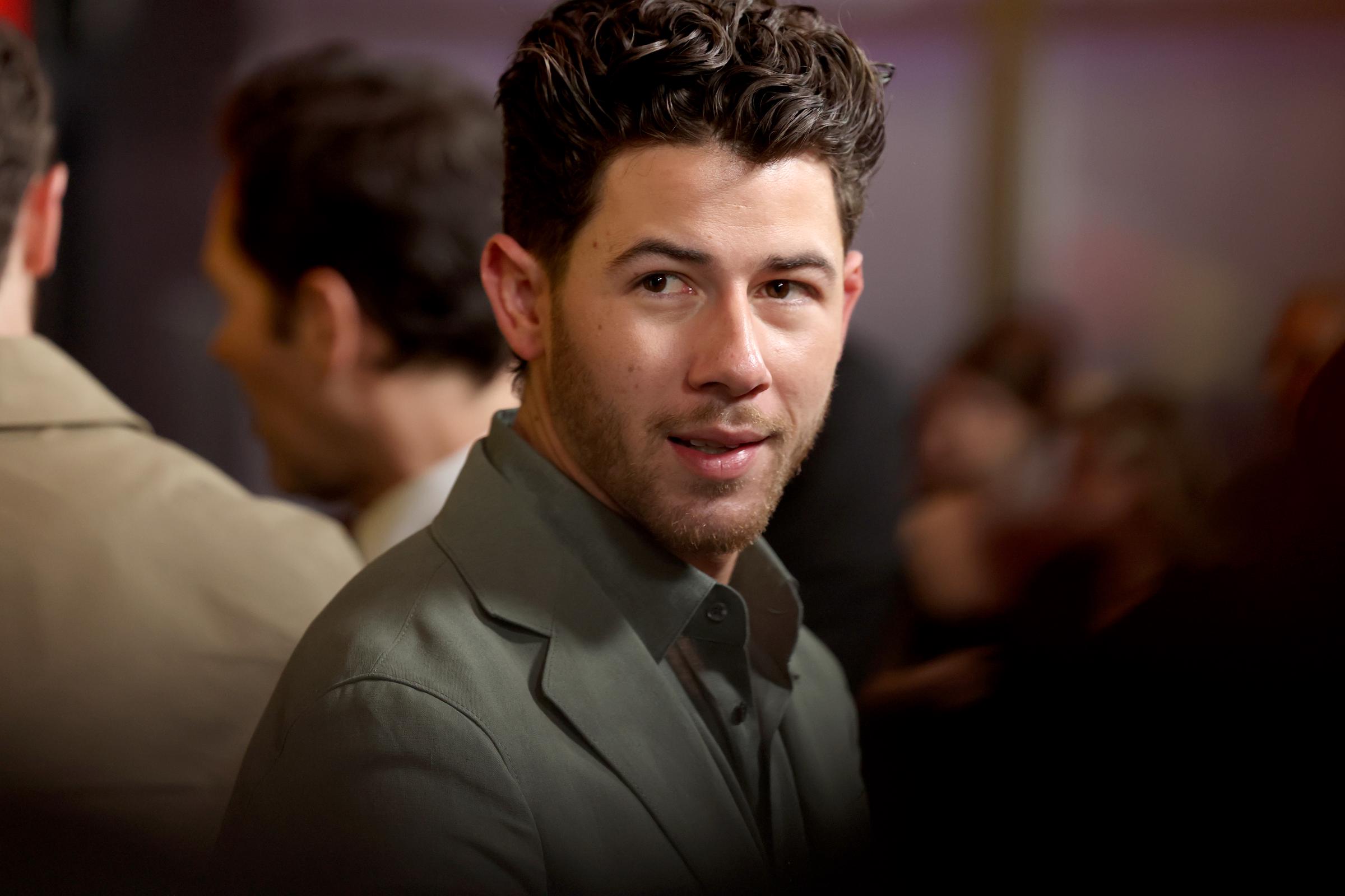 Nick Jonas at the "Power Ballad" screening at Regal Times Square on May 19, 2026, in New York. | Source: Getty Images